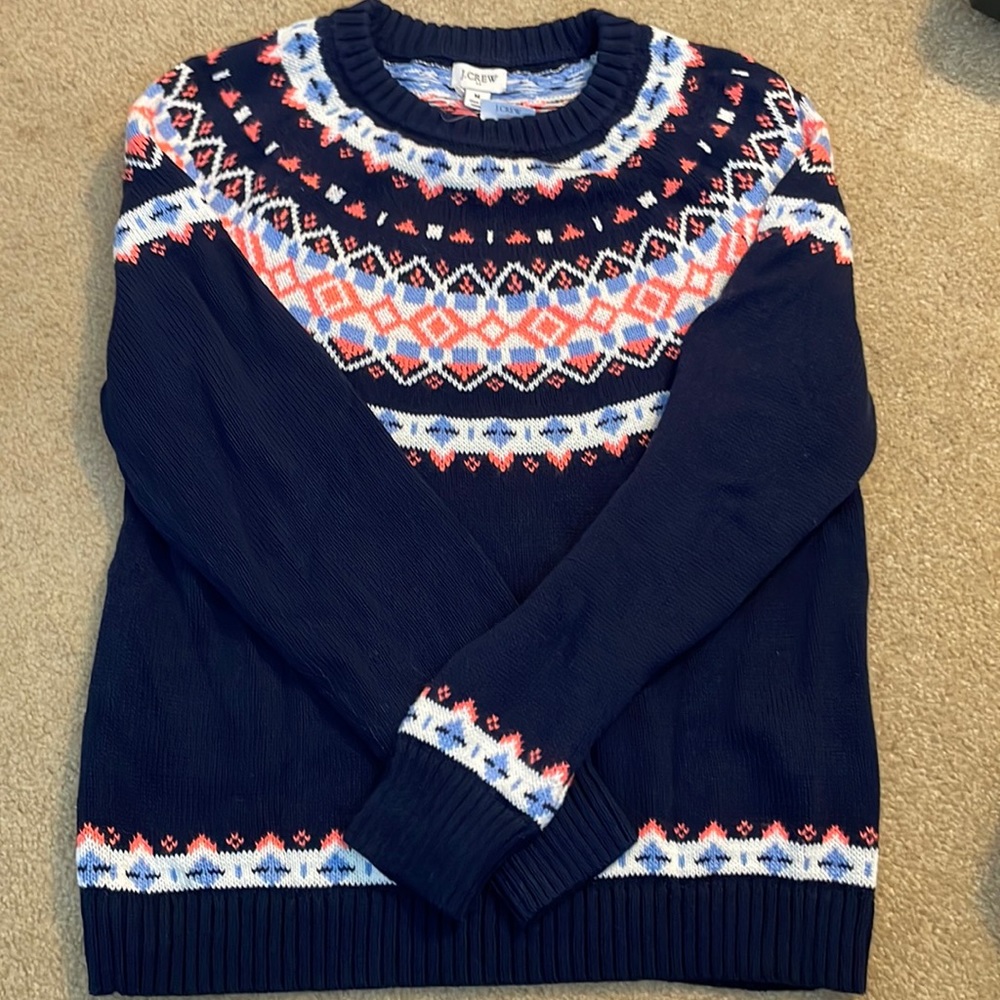 NWT JCrew Fair Isle Sweater